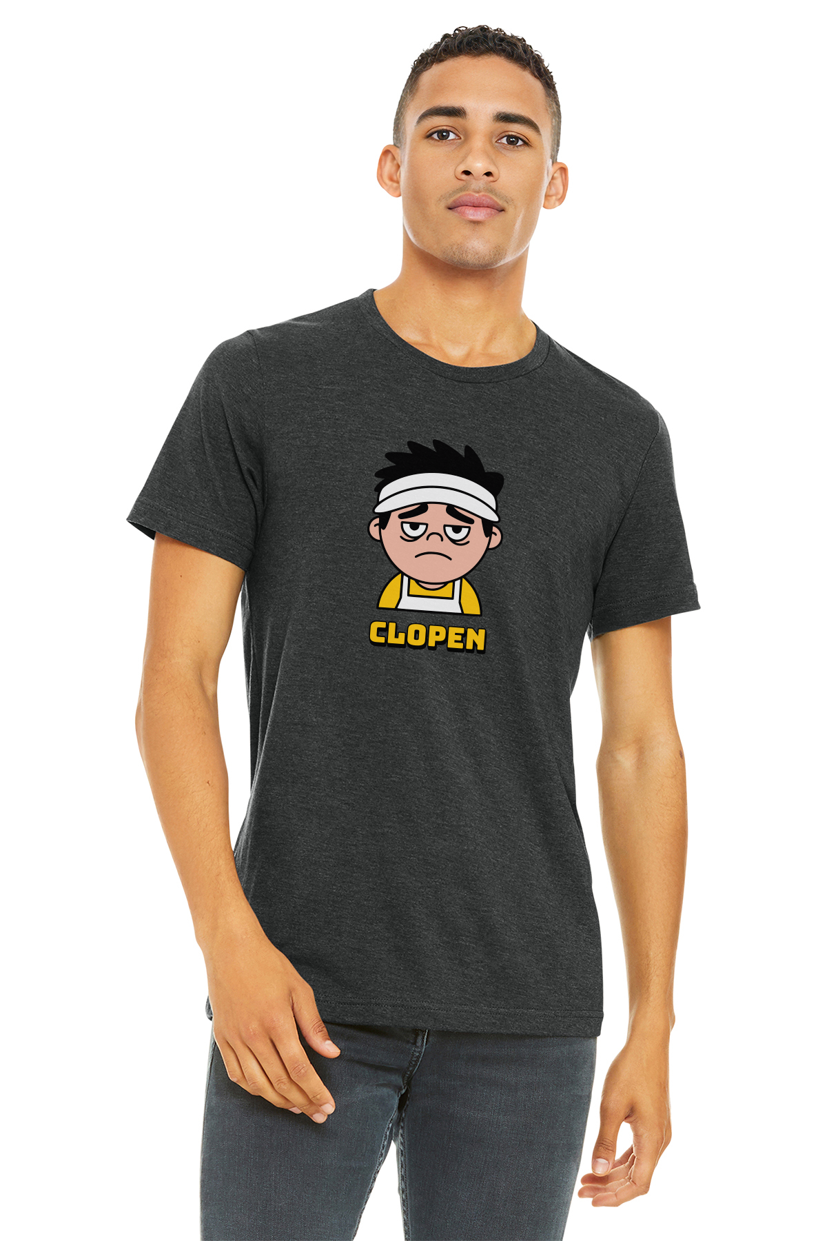 Clopen Unisex Tee, Restaurant Worker Shirt, Closing Shift Gift, Line Cook Apparel, Free Shipping