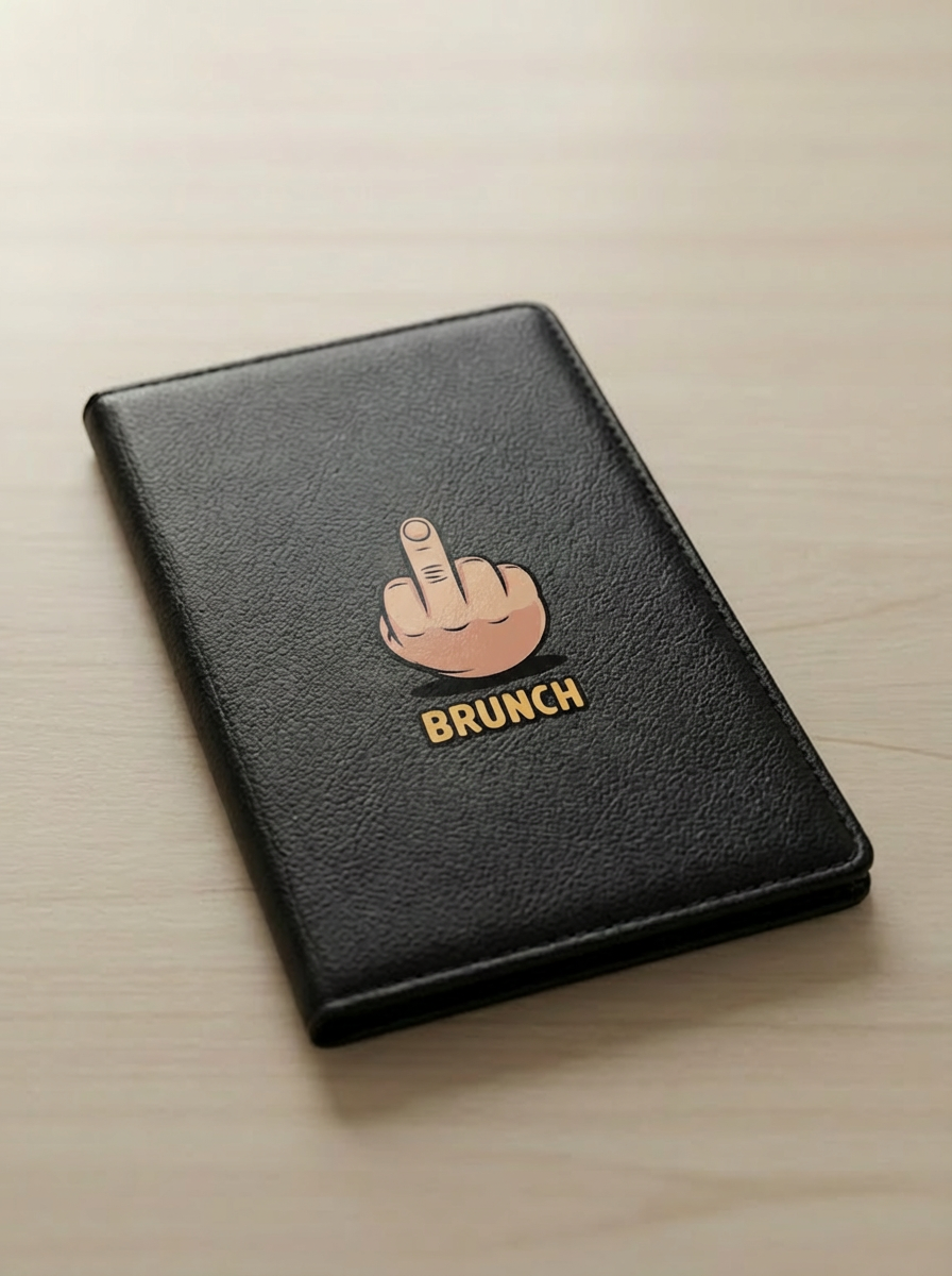 Premium Eff Brunch Vinyl Sticker 2x3.5 in - Waterproof Decal